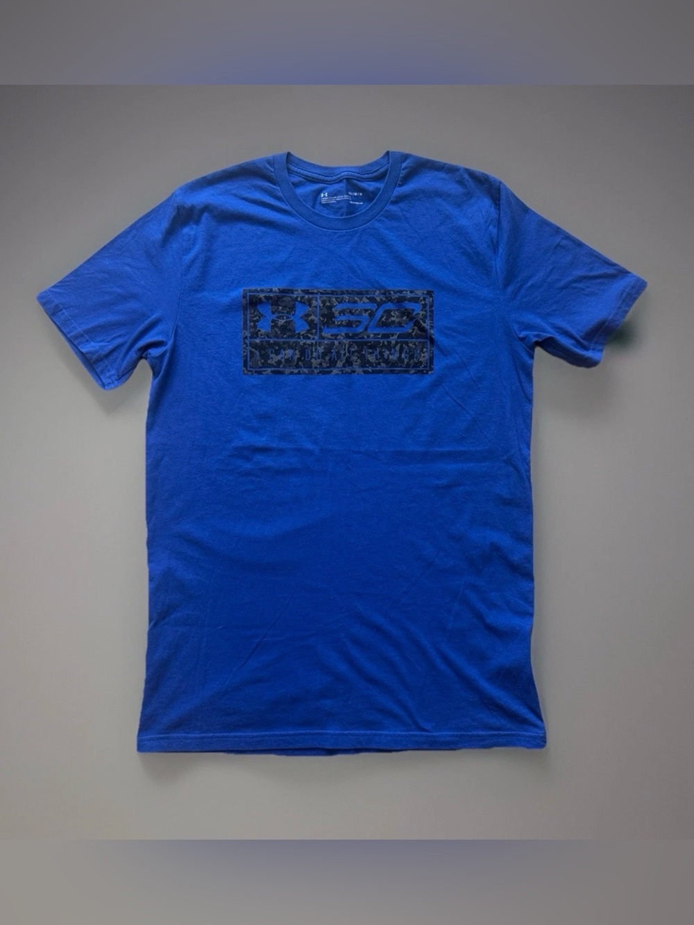 Under Armour Men's Medium Blue SC30 Stephen Curry I Can Do All Things Shirt